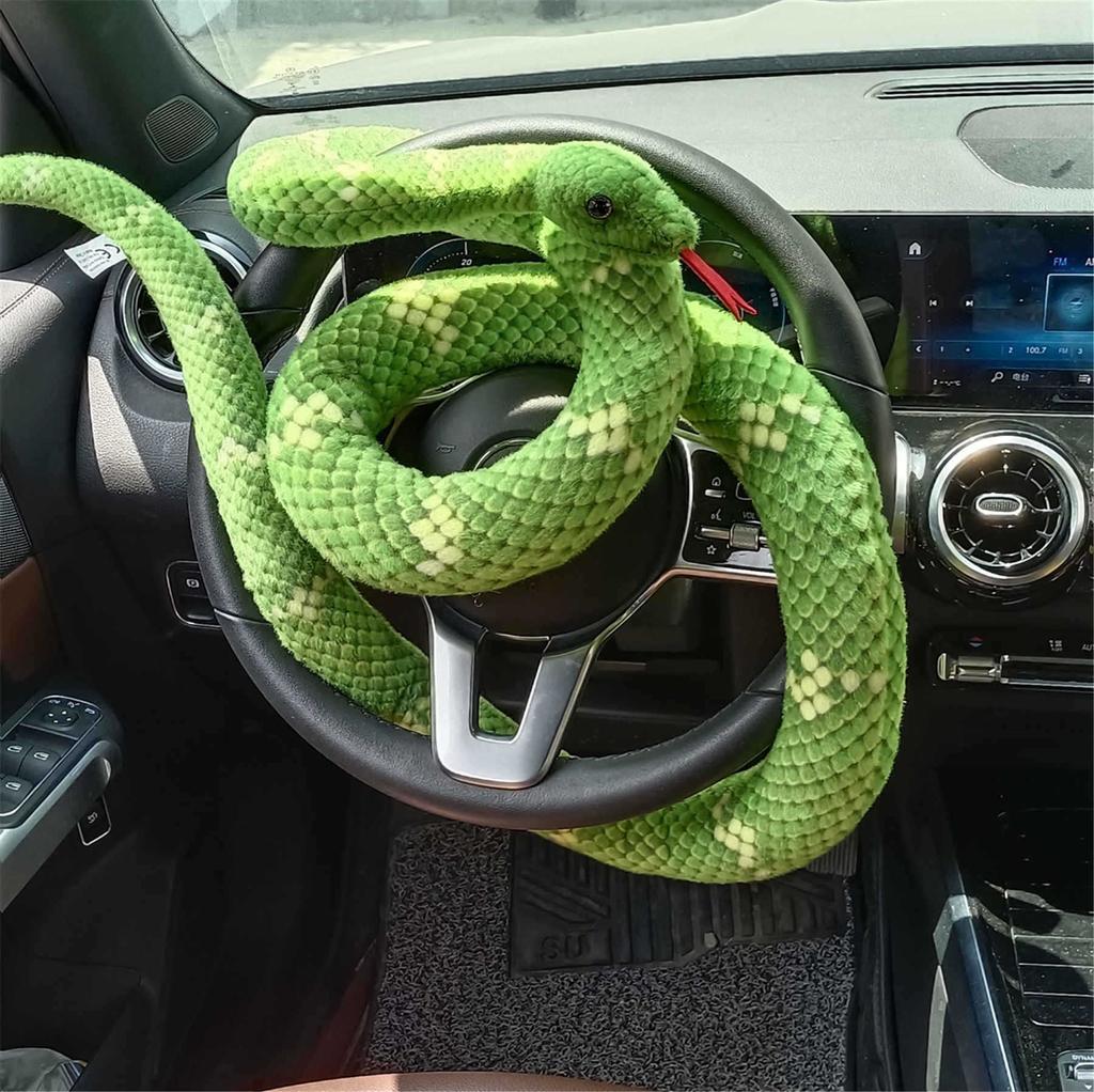 Змея Поддельная змея Мягкая игрушка Змея Трюк Реквизит Подделка Фэн-шуй Кобра Кукла Детская игрушка Зодиакальная змея