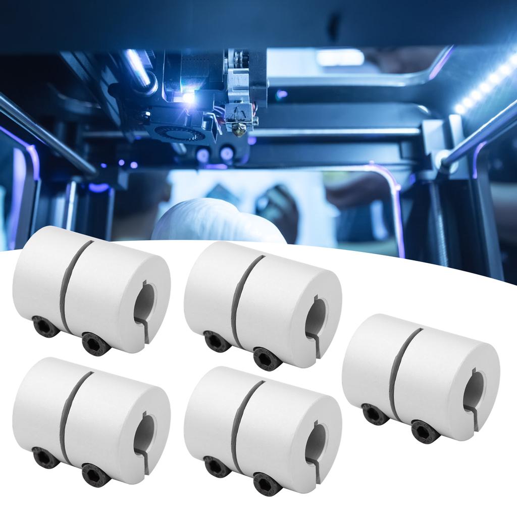 5Pcs Shaft Coupler Coupling Aluminium Alloy Connector for 3D Printer Servo Stepper Motor