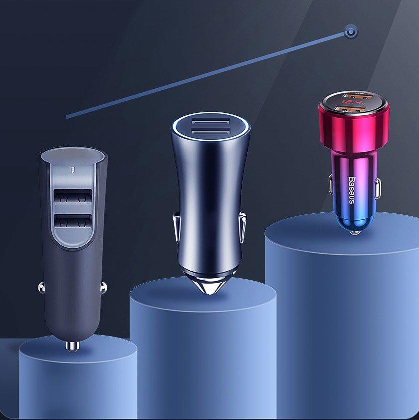 Powerful Magic Series 2XUSB 45W Fast Car Charger Pps Qc 4.0