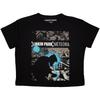 Женский укороченный топ Linkin Park Meteora Drip Collage Черный (XL)