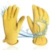 Motorcycle Gloves S Size Waterproof Driver Gloves Premium Leather Gloves Cowhide Gloves for Driving Intra-FIT