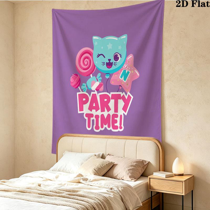 Like Nastya Wall Tapestry Aesthetic Wall Hanging Printed Fabric Blanket Decorative Tapestries For Bedroom Living Room Home Decor