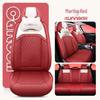 Universal Cartoon Car Seat Cover – Cute, Full-Surround Cushion for Small Cars, Fits 5-Seat Models, All-Season Use.