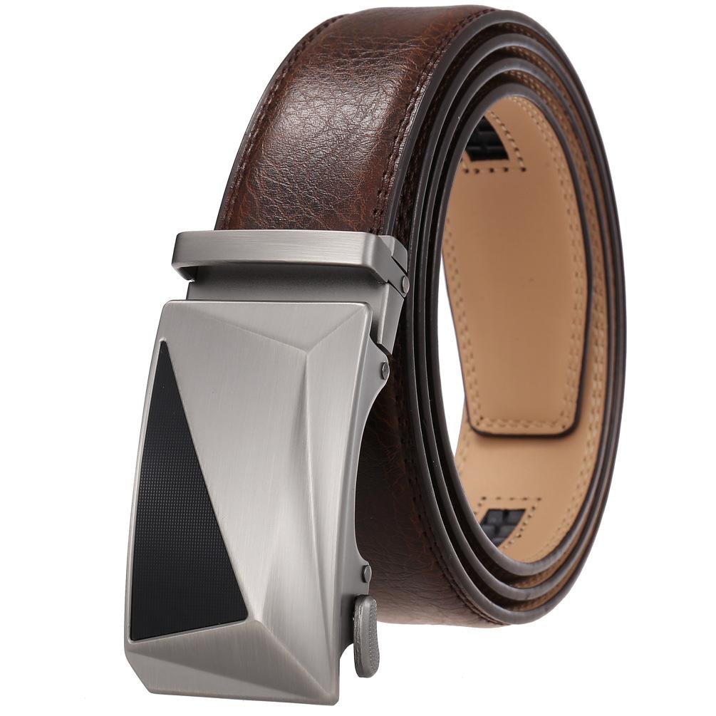 Ремень мужской, ремень с автоматической пряжкой, мужской ремень повседневный ремень Ly36-24983-1