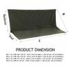 Swing Seat Replacement Cover Part For Garden Swinging Bench/Hammock 2/3 Seater