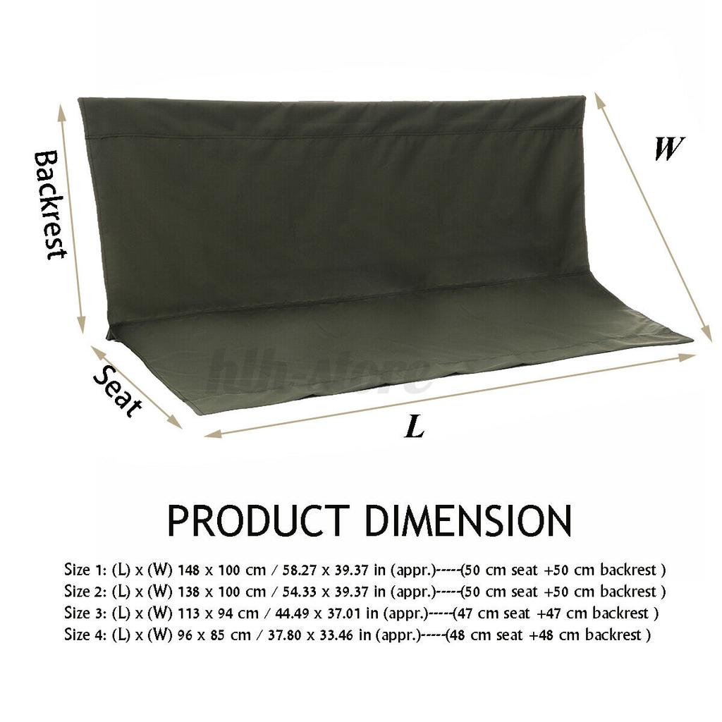 Swing Seat Replacement Cover Part For Garden Swinging Bench/Hammock 2/3 Seater