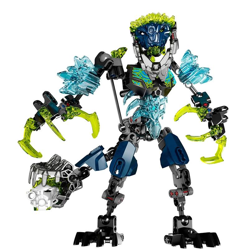 Новый Bionicle Мастер Существ Золотой Маски Строительные Блоки Огненный Объединитель Таху Комбинированный Робот Мех Кирпичи Игрушки Для Мальчиков Подарки