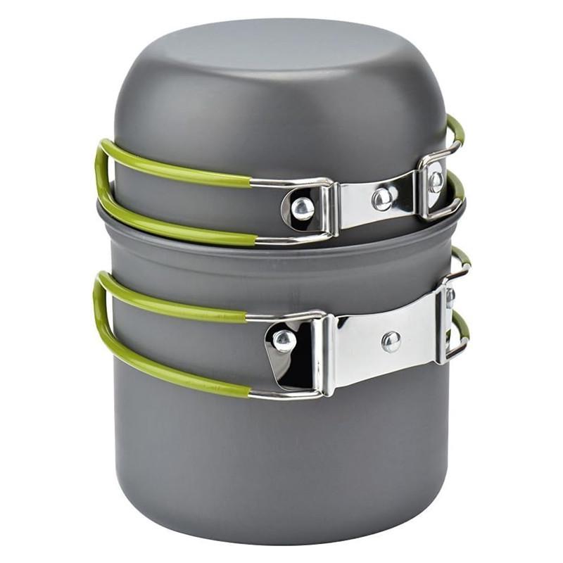 DS101 Lightweight Outdoor Cookware Set, FDA/LFGB Certified, Customizable for Backpacking