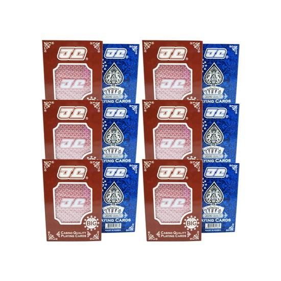 Рельефный пластик JJ Big Jumbo Hold'em Card, набор из 2 видов x 6 пенсов, популярная корейская игра