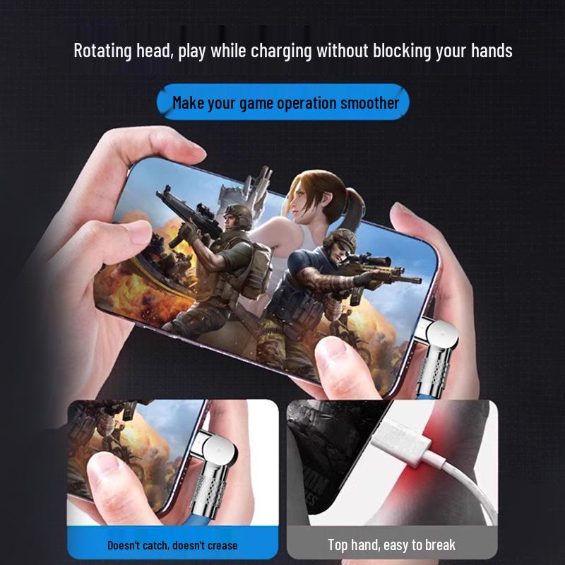 Кабель для передачи данных Type-C с вращающимся разъемом и супербыстрой зарядкой 120 Вт для Android - Совместим с Huawei, Honor, Vivo, Oppo