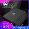 Для VW Volkswagen Jetta MK5 Golf Кожаный (ПУ) Коврик на Подлокотник Автомобиля Панель Центральной Консоли Поднимающая Подушка Для Volkswagen Tiguan GTI Polo Beetle Go