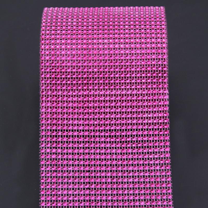 Модная ромбовидная сетка, обертка для торта, ролл, блестящая лента со стразами, свадебный декор, украшение для вечеринки