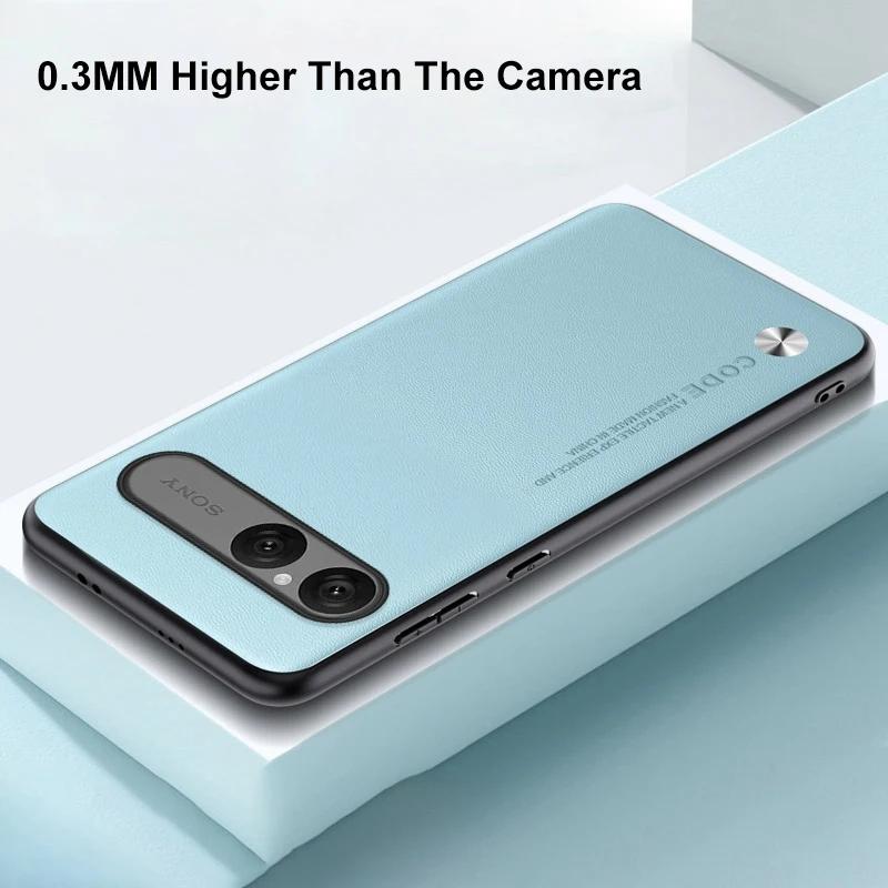 EUCAGR Роскошный чехол из ПУ-кожи для Sony Xperia 10 VII 10VII Задняя крышка Силиконовая ударопрочная защитная крышка для телефона для Xperia10 VII