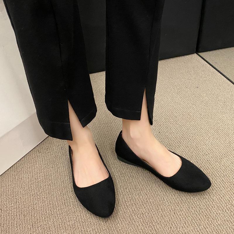Women's Loafers Flats Shoes Breathable Lightweight Comfortable Point Toe Loafers Shoes Soft Memory Foam Flats Non-slip Casual Work Driving Shoes