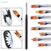 8Pcsset Nail Art Petals Painting Pen Painting Drawing For Manicure Design Gel Brush Nail Art Brush