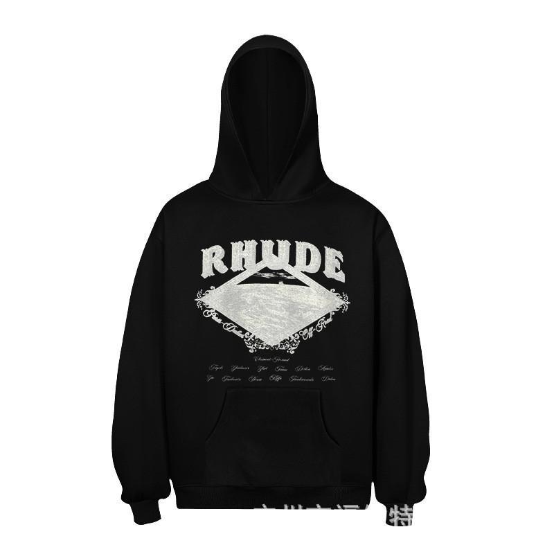2026FW American Vintage Hoodie Mens Letter Print Casual Loose Sweatshirt Streetwear