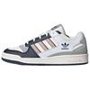 Adidas Originals Forum Cl Comfortable Casual Low-Top Skate Shoes Men Sneakers White Gray Blue JP9967