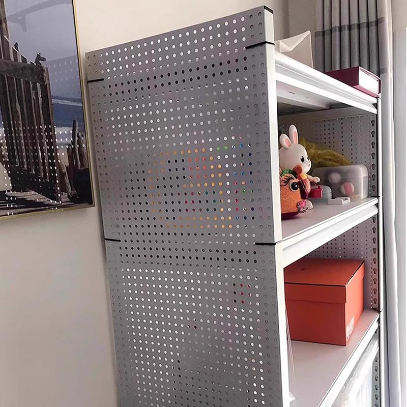 Безрамная металлическая перфорированная панель для хранения инструментов, телефонов, ювелирных изделий и многого другого