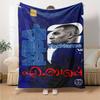 Mbappe Personalized Text Blanket Lightweight Personalized Blanket Comfortable Great for Bed Home Decor Office Nap Ideal for All Seasons
