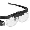 With LED Magnifying Glasses USB Rechargeable Illuminated Magnifier  For Reading Reparing