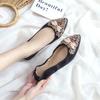 Женские туфли на мягкой подошве со стразами, которые можно свернуть и легко переносить, балетки
