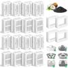 16 Pack Replacement Filters for 360° CupCake Ceramic Pet Fountain Triple Filtration Pet Fountain Filter