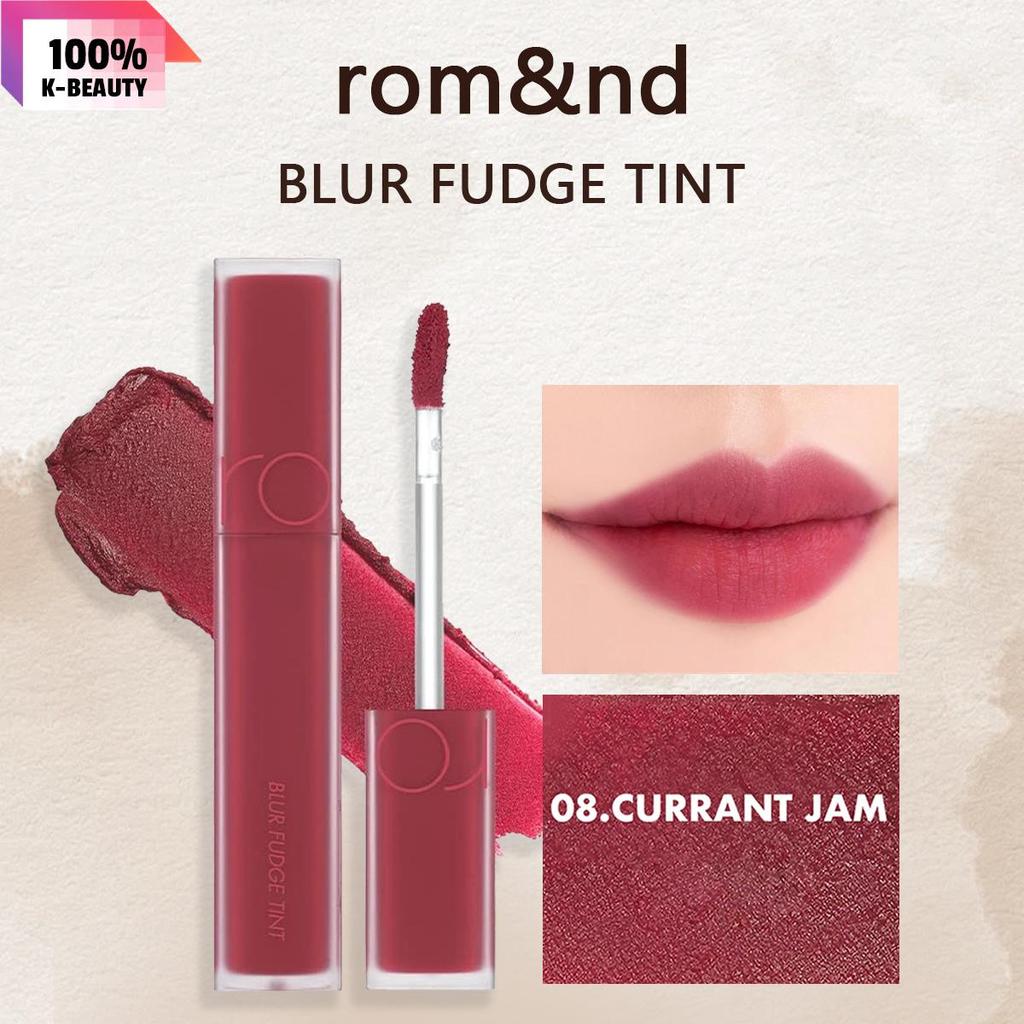 Rom&nd Romand BLUR FUDGE TINT, Бархатно-матовая помада 5.0г/0.18 унц. (7 вариантов цвета)