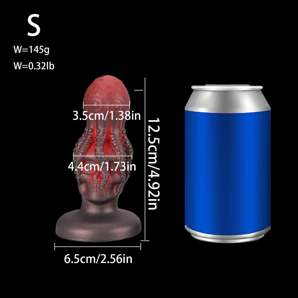 Популярный осьминог щупальце череп голова анальная пробка задний двор расширение массаж мастурбация устройство SM альтернативные формы дилдо
