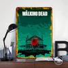 The Walking Dead House Tinplate Poster Customized Wall Art Vintage Retro Metal Signs for Home Decor Living Room Coffee Bar Items