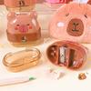 1Pcs Cartoon Kawaii Capybara Pencil Sharpener Portable Cute Children Pencil Sharpener Office Supplies Student Stationery Gifts