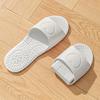 EVA Slippers for Travel, Non-Slip, Quiet, Odor-Resistant, Foldable, Unisex Couples' Slides, All-Season Solid Color Slip-On Bathroom Hotel Footwear