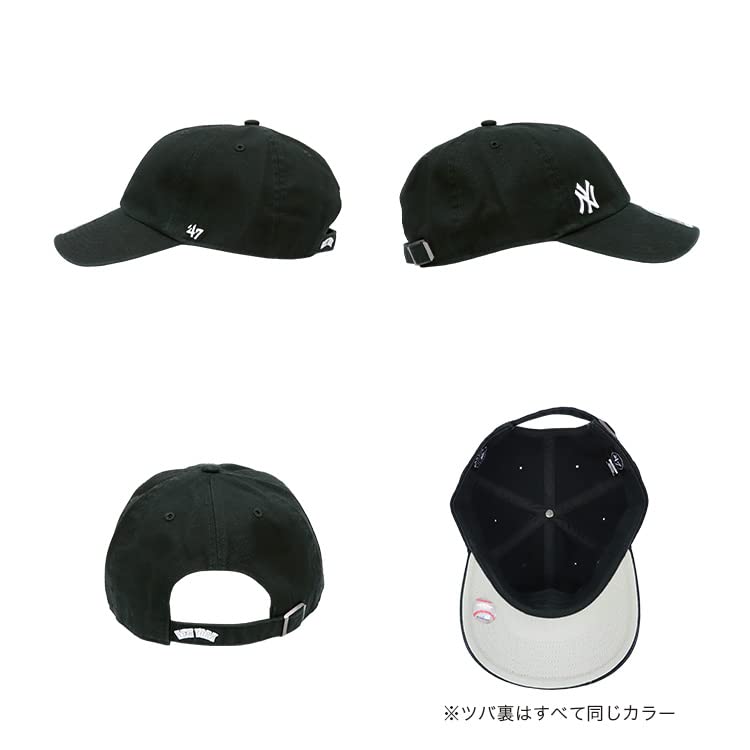 Кепка 47 Brand Clean Up Low Mini Navy One Size Fits All, Унисекс, Мужская/Женская, Логотип, MLB, Yankees, Синяя, [Б/У]