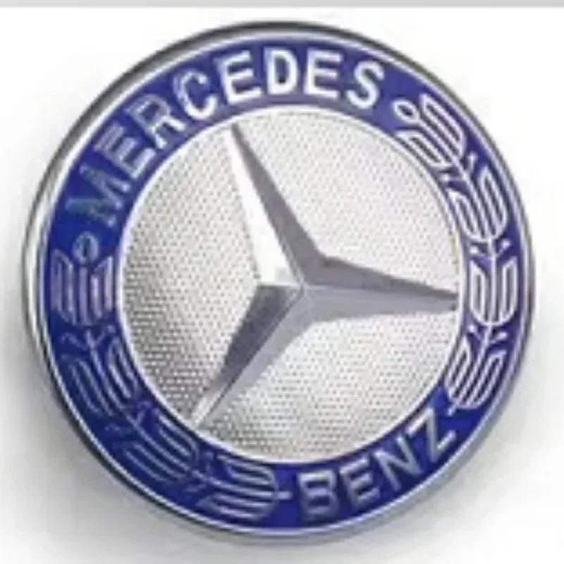 1pcs 57mm Car Front Hood Emblem Badge Bonnet Car Accessories For Benz W204 W205 W212 W213 W221 W177 W246 GLA GLC CLA AA1