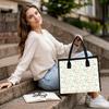 Floral Tote Bag Casual Large Capacity Shoulder Bag for Daily Shopping Travel