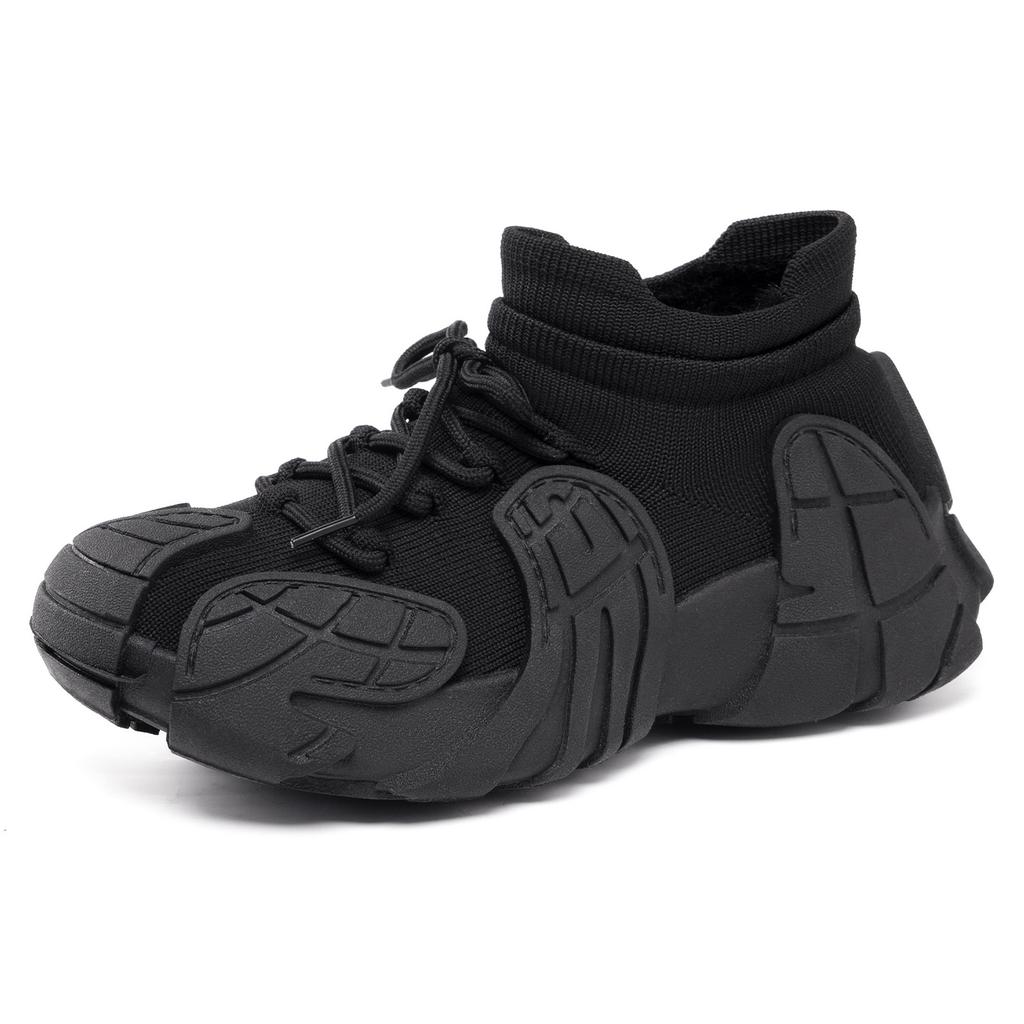 Мужская обувь Папины кроссовки Летающая вязаная сетка Универсальная повседневная обувь Дышащие одинарные кроссовки Кроссовки на платформе Летающая вязаная обувь Обувь-осьминог