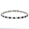 Hot-selling fashion 1mm intercolor zircon bracelet in Europe and America, high-end light luxury tennis bracelet, female spot