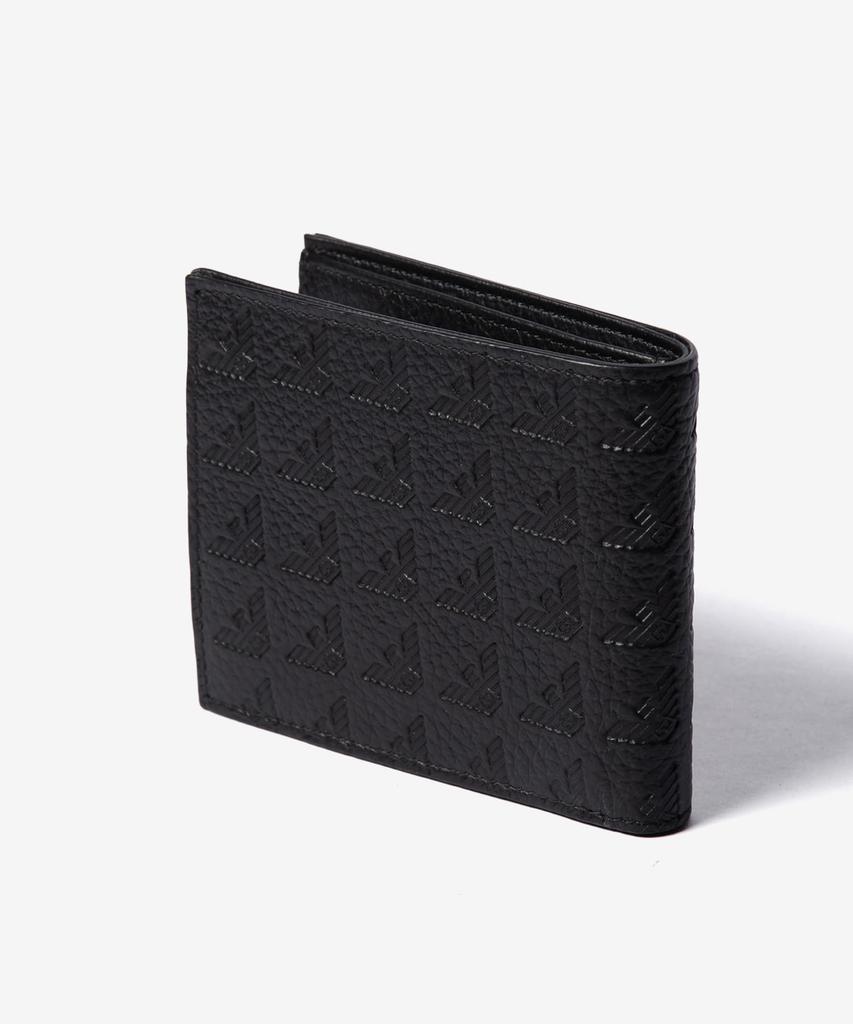 Кошелек EM001741 AF14774 WALLET С ОТДЕЛЕНИЕМ ДЛЯ МОНЕТ [Emporio Armani] Складной Мужской ЧЕРНЫЙ/Черный [Б/у]