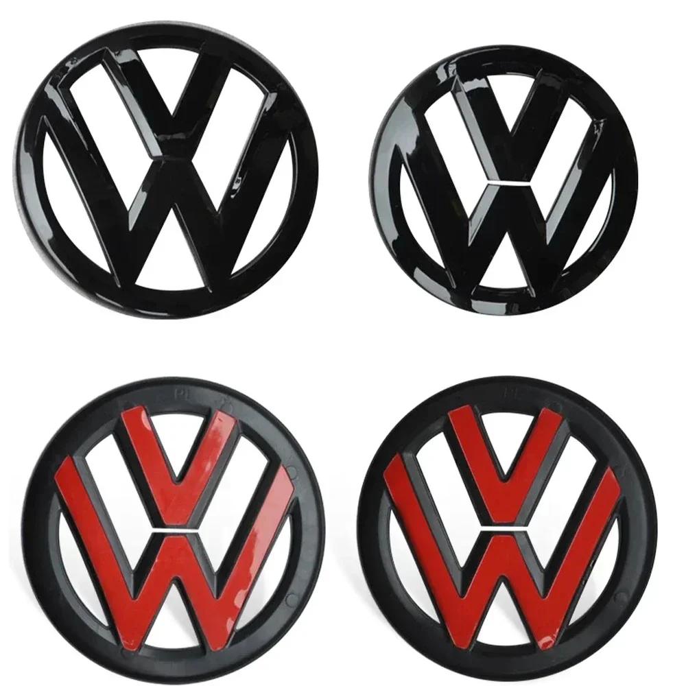 XJBRL1 For VW 2Pcs Car Front Grill/Rear Emblem Lid Covers Logo Sticker For Volkswagen VW GOLF 5 6 7 8 MK5 MK6 MK7 MK8 POLO Scirocco s