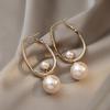 Korean High-End Pearl Niche Design Earrings for Women