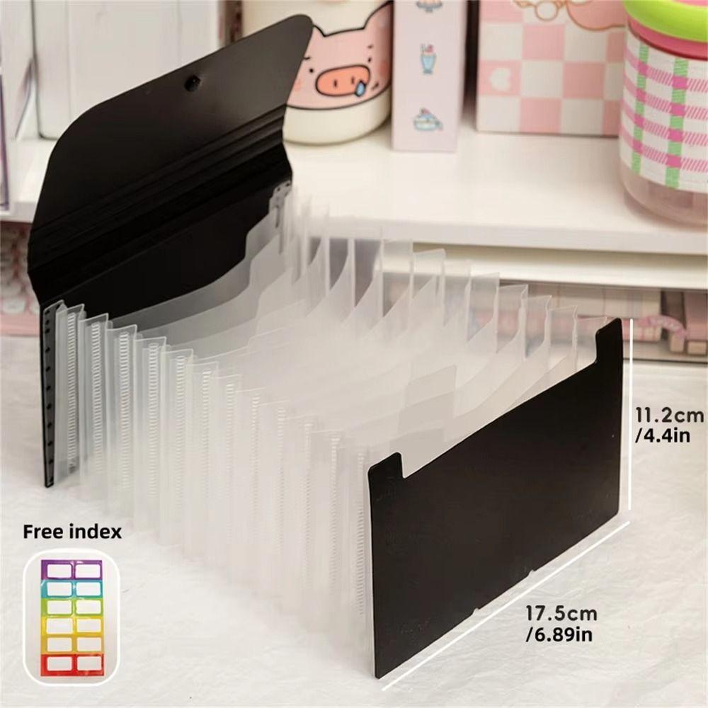 Большая вместительная папка-расширитель для файлов, однотонный цветной держатель для офисных файлов