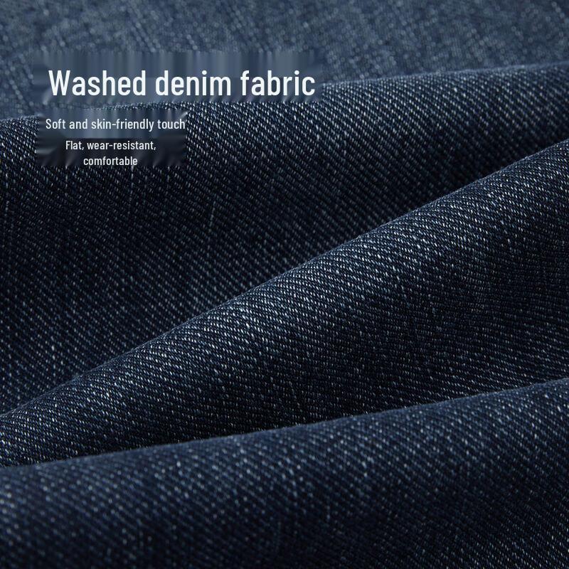 Джинсы мужские HLA легкие деловые с вышивкой, пятикарманные