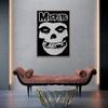 Vintage Hardcore Horror Punk The Misfits Live Photo Music Concert Art Poster Canvas Painting Wall Prints Picture Room Home Decor