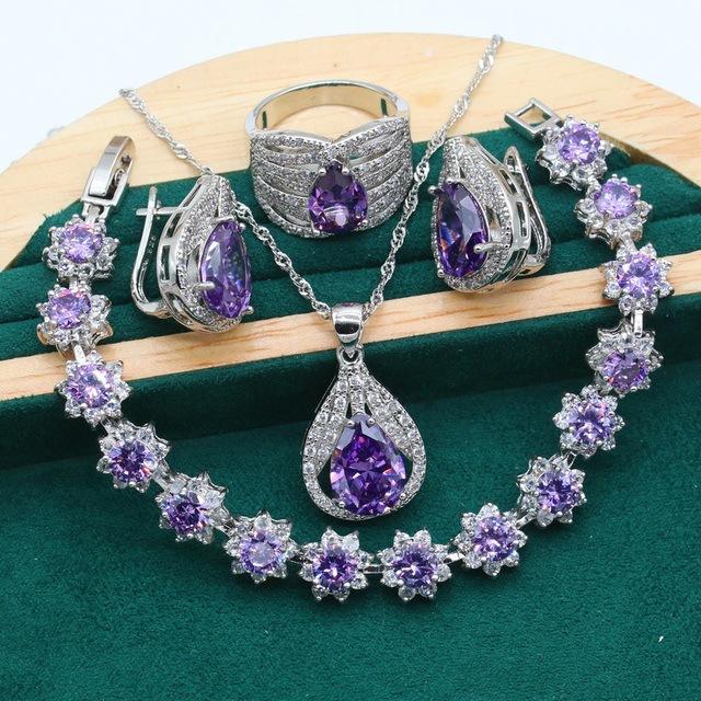 Womens Wedding Jewelry Set Dinner Party Occasion High Grade Light Luxury Jewelry Set