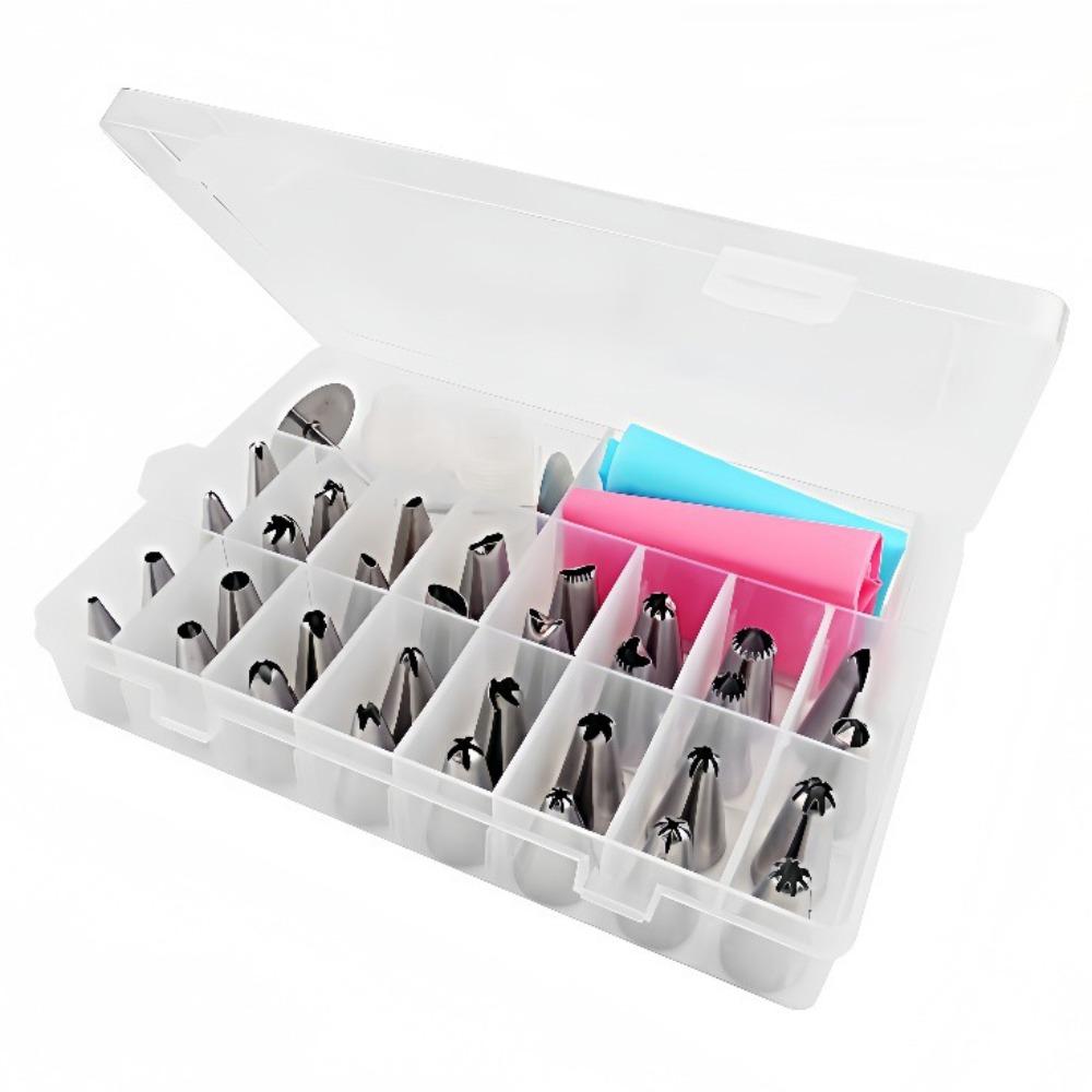 38Pcs/Set Creative Cream Piping Nozzles Kit DIY Decorating Piping Tip Pastry Tools