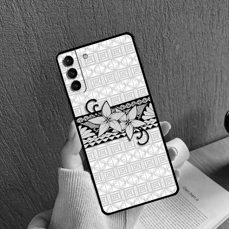Polynesian Pattern Design Phone Case For Samsung Galaxy S26 S25 S24 S20 S21 S22 S23 Ultra S10 Plus S24 FE S25 FE Cover