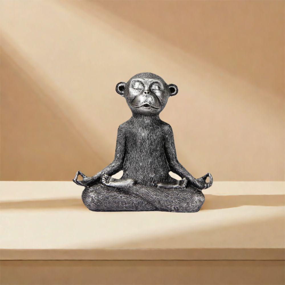 Unique Monkey Statue Resin Animal Miniatures Sculpture Home Decoration Monkey Figurine Living Room