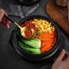 With Tray Korean Stone Pot 16cm Size Ceramic Soup Pot Stew Pot Casserole Clay Pot  Chinese Cuisine
