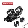 Тактическое кольцо для прицела 25,4 мм, 30 мм, быстроразъемное цельное крепление для прицела, 1 "/30 мм, двойные кольца, охотничьи аксессуары, 20 мм Пикатинни