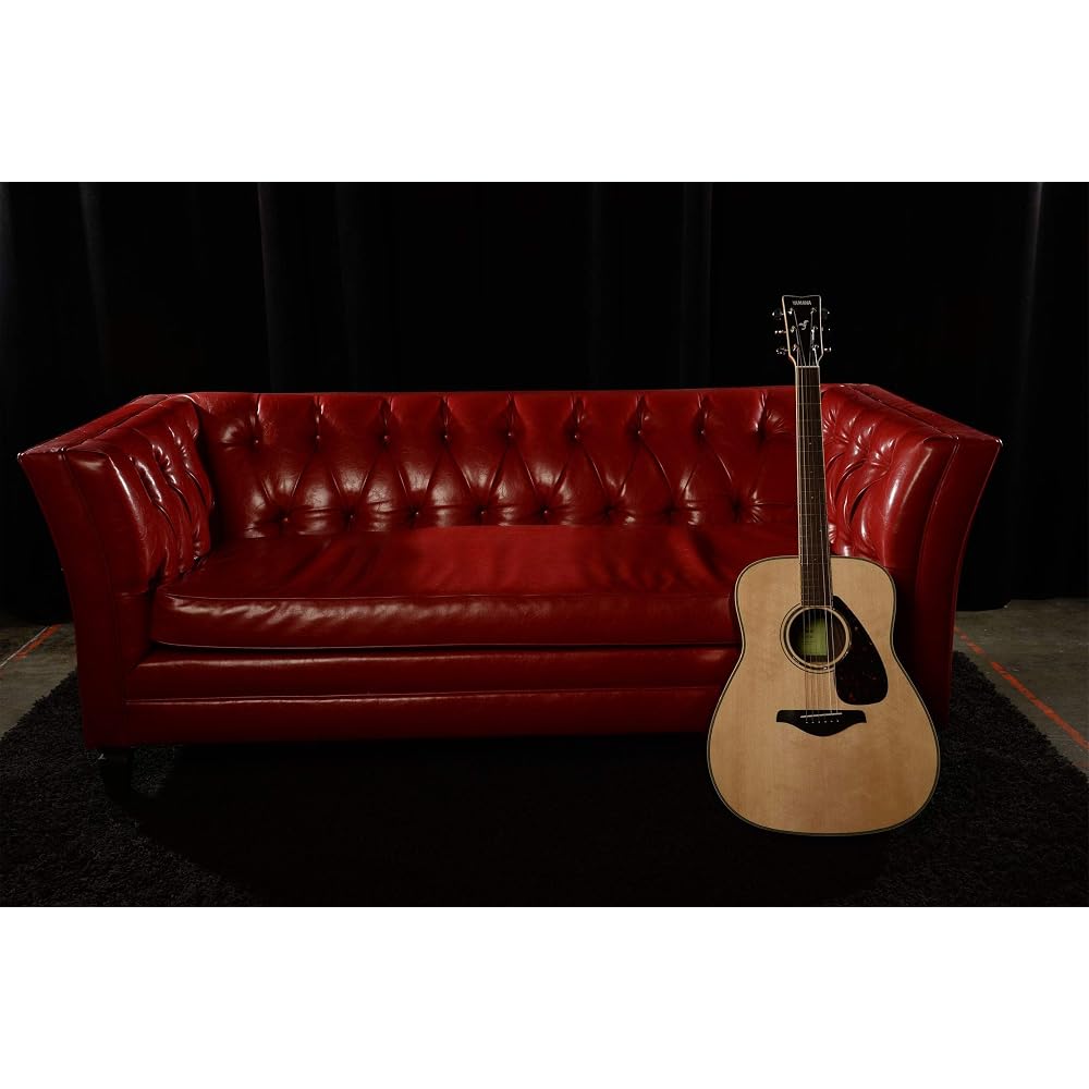 Yamaha FG800 Acoustic Guitar Natural Finish with Solid Top and Rosewood Fingerboard