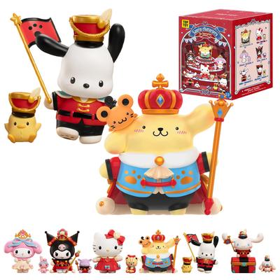 TOP TOY Серия Sanrio Гача Гача Сюрприз-бокс Фигурка Мягкий винил ПВХ Премиум-игрушка Подарок на день рождения Куроми Синнаморолл Хелло Китти Помпонпурин Моя Мелоди